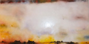 36" x 72" Oil/rust on canvas