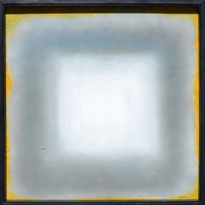 30" x 30" Oil on recycled canvas