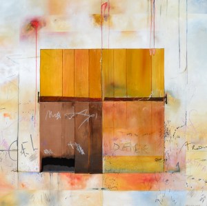 48" x 48" Oil and mixed media